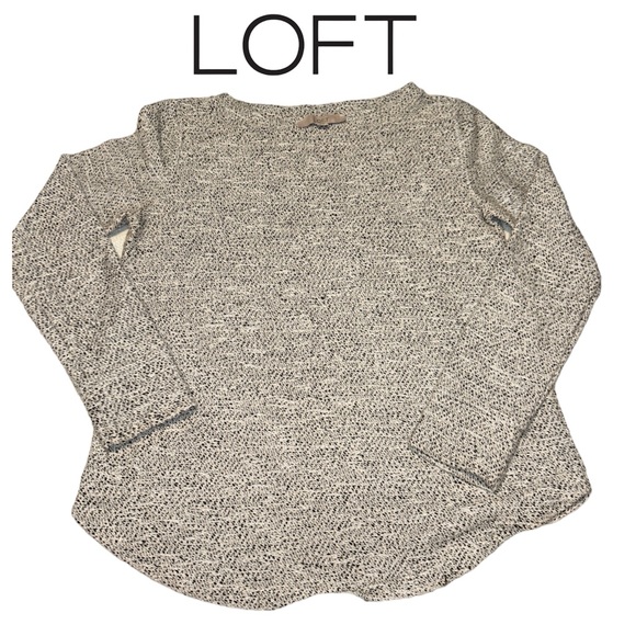 Loft Gray / Black Sweater - Picture 1 of 6